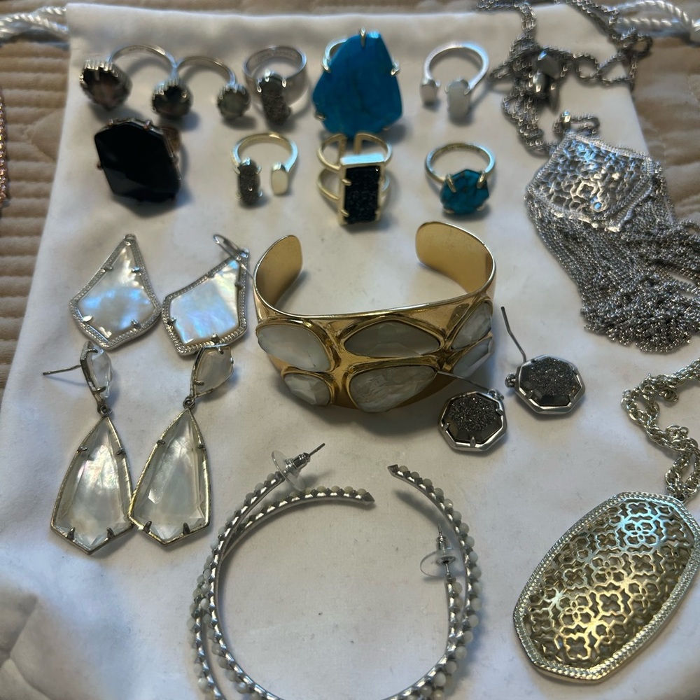 Elegant Gold and Silver Jewelry Set all Kendra Scott